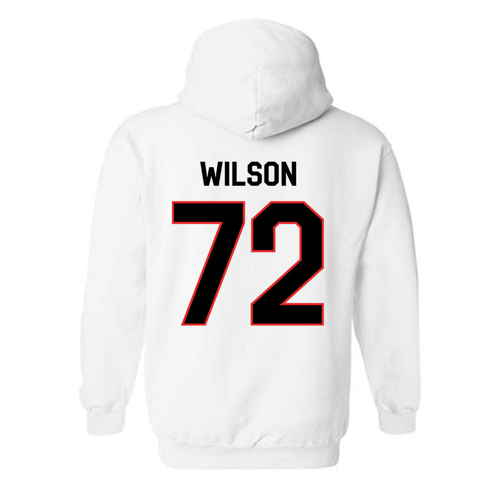 Texas Tech - NCAA Football : Sheridan Wilson - Classic Shersey Hooded Sweatshirt-1