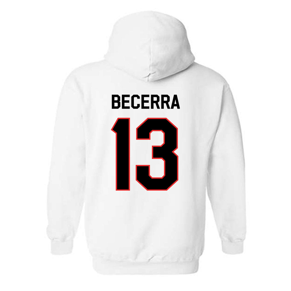 Texas Tech - NCAA Baseball : Donovan Becerra - Classic Shersey Hooded Sweatshirt-1