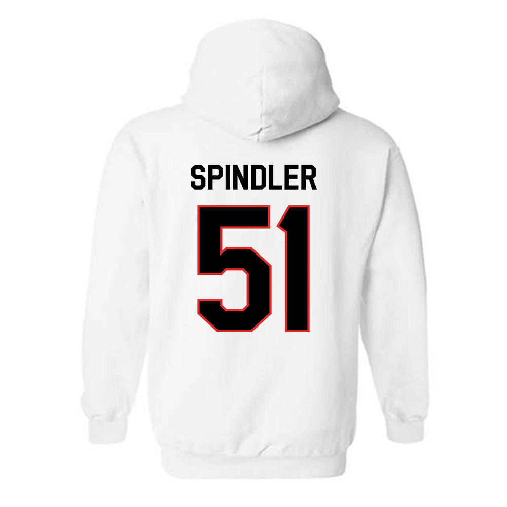 Texas Tech - NCAA Baseball : Jake Spindler - Classic Shersey Hooded Sweatshirt-1
