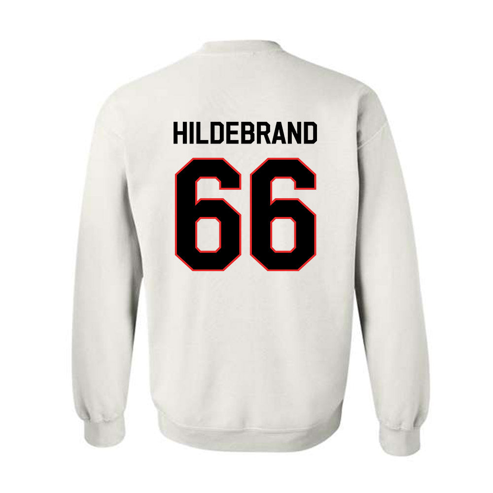 Texas Tech - NCAA Football : Jackson Hildebrand - Classic Shersey Crewneck Sweatshirt-1