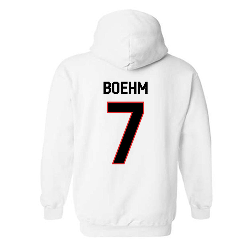 Texas Tech - NCAA Baseball : Garet Boehm - Classic Shersey Hooded Sweatshirt-1