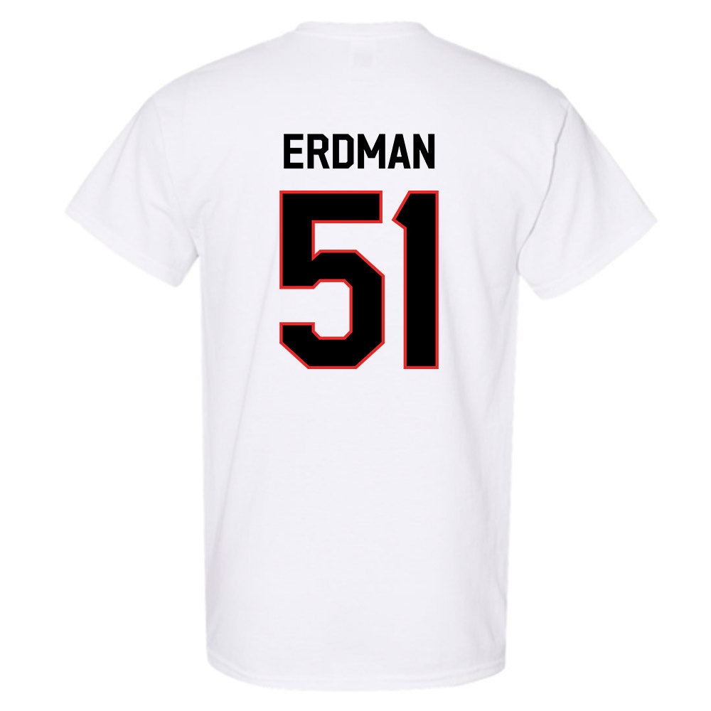 Texas Tech - NCAA Baseball : Zach Erdman - Classic Shersey T-Shirt-1