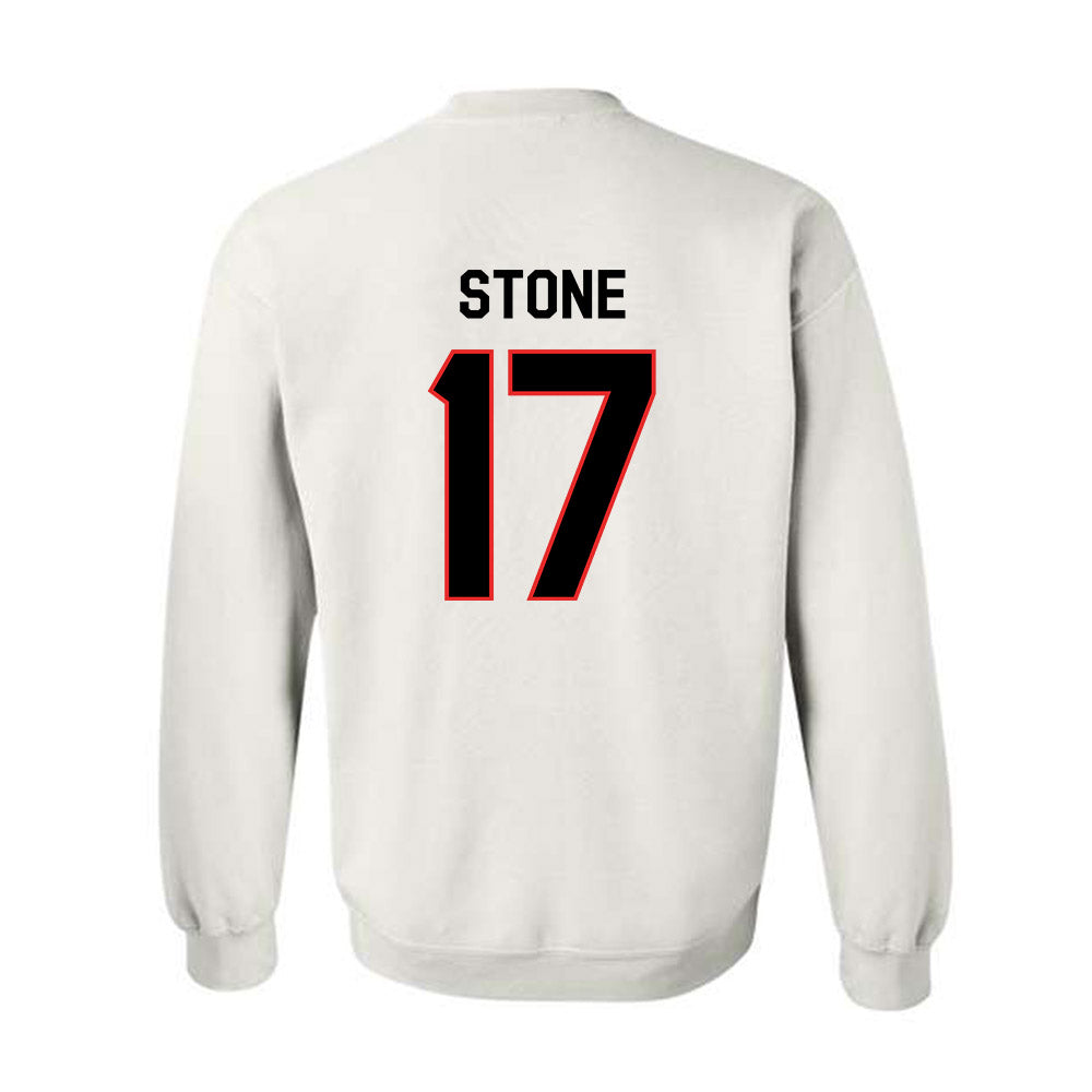 Texas Tech - NCAA Football : Leyton Stone - Classic Shersey Crewneck Sweatshirt-1
