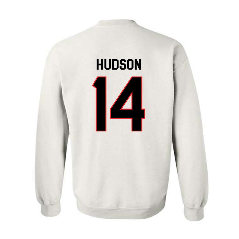Texas Tech - NCAA Football : Micah Hudson - Classic Shersey Crewneck Sweatshirt-1