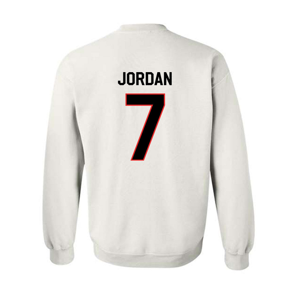 Texas Tech - NCAA Football : Brenden Jordan - Classic Shersey Crewneck Sweatshirt-1