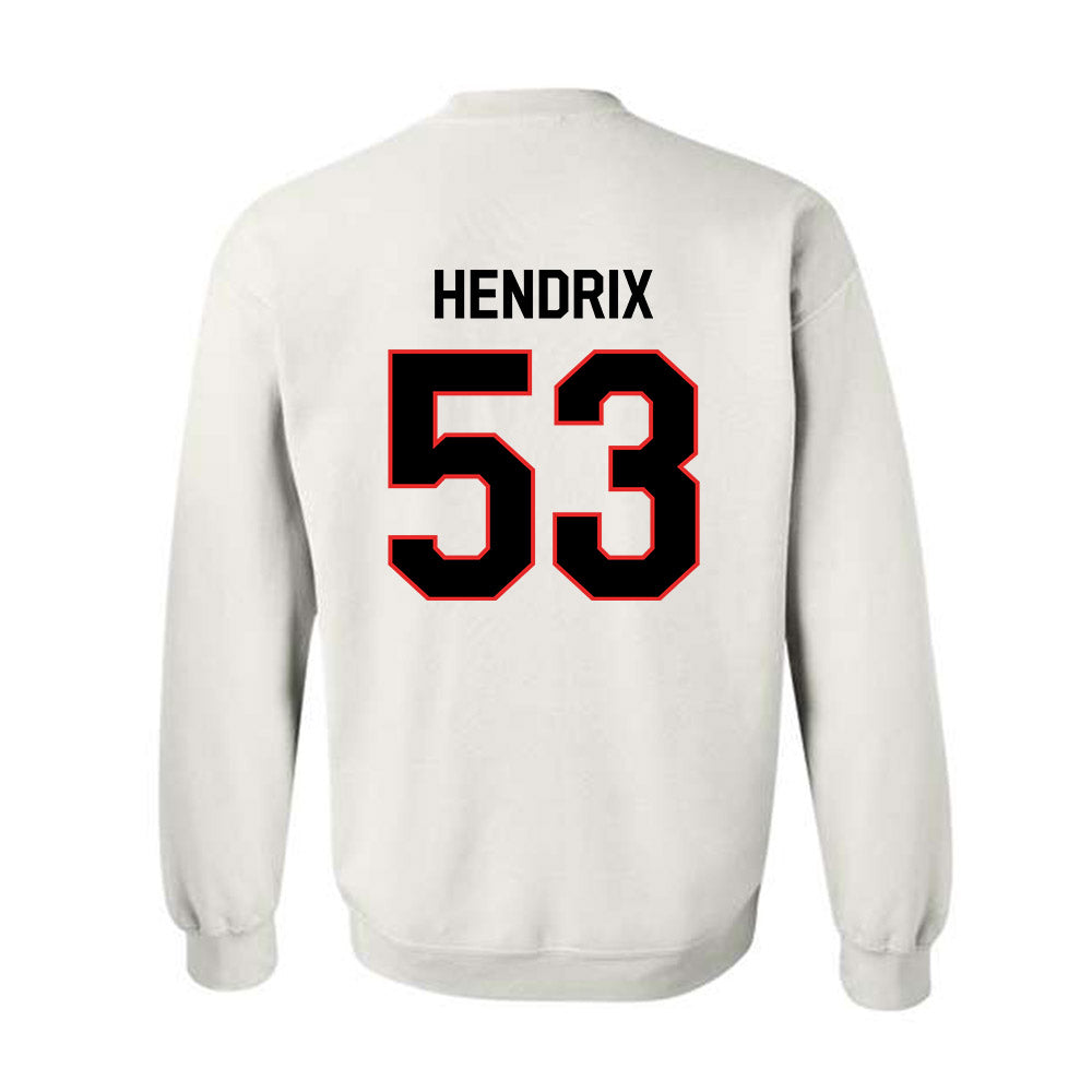 Texas Tech - NCAA Football : Holton Hendrix - Classic Shersey Crewneck Sweatshirt-1