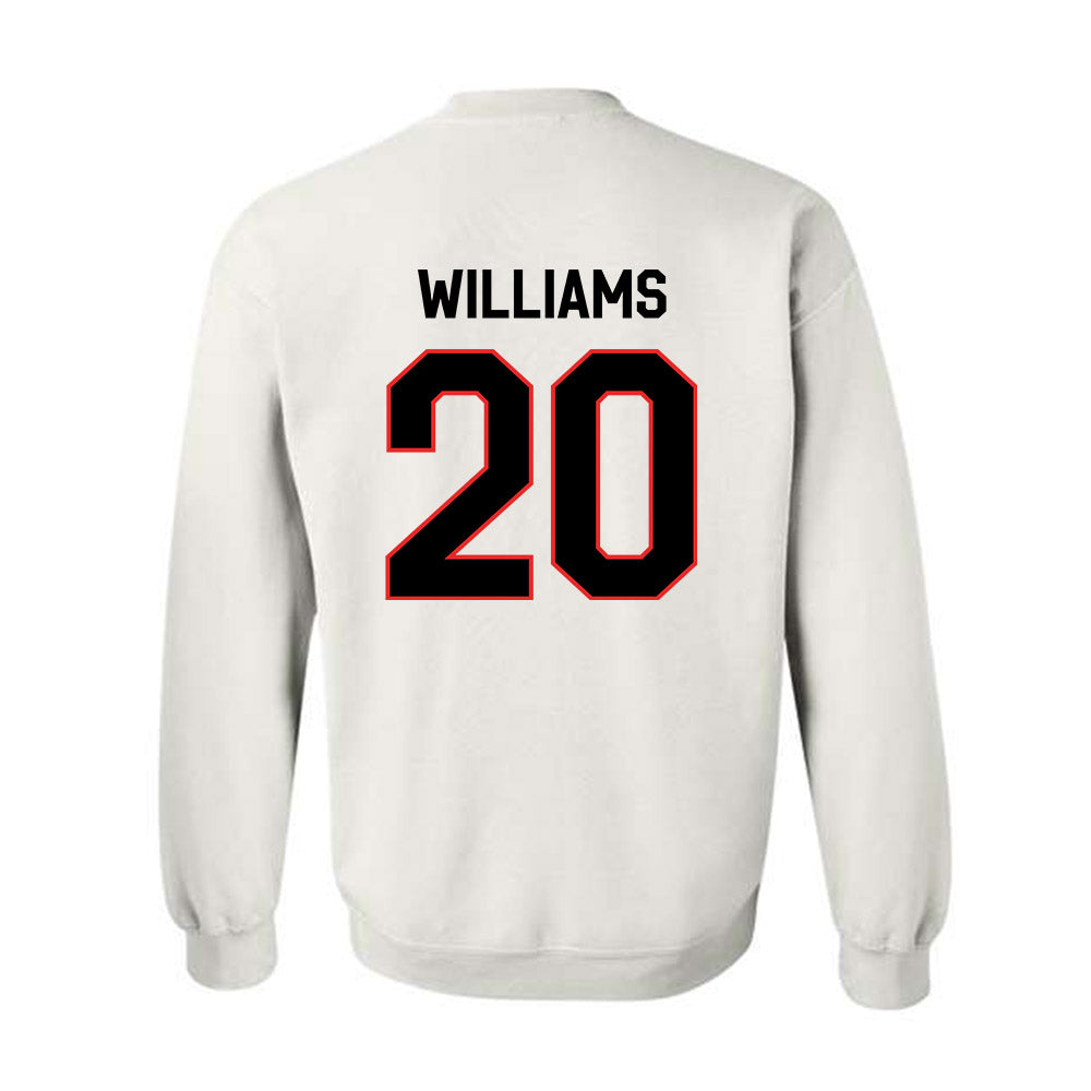 Texas Tech - NCAA Football : J'koby Williams - Classic Shersey Crewneck Sweatshirt-1