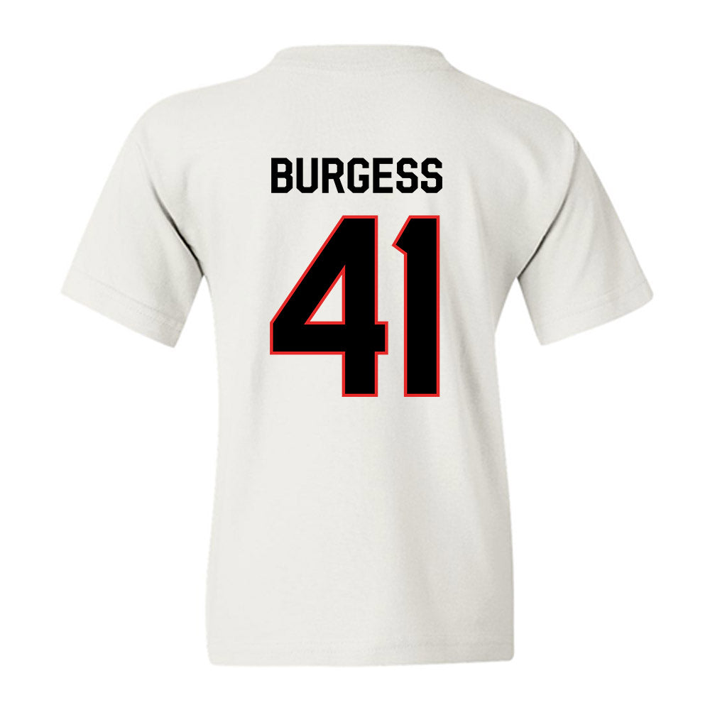 Texas Tech - NCAA Football : Jack Burgess - Classic Shersey Youth T-Shirt-1