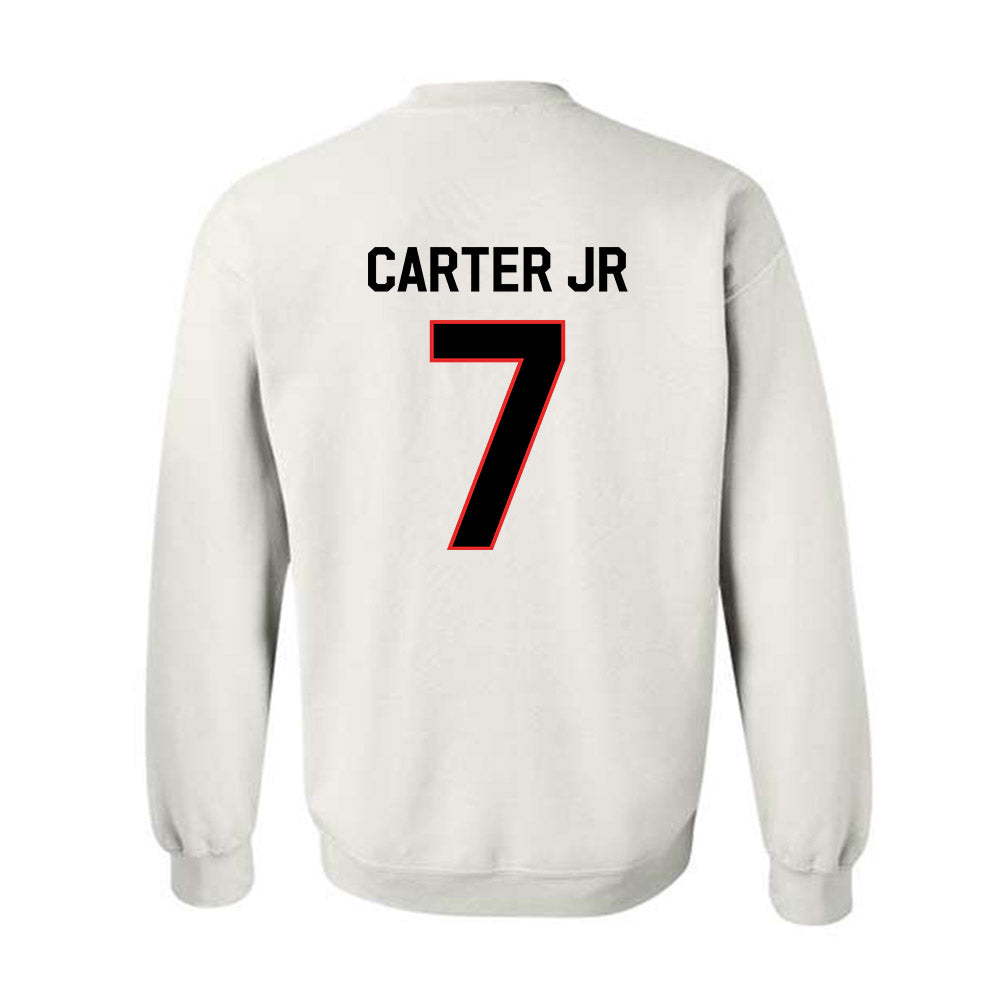 Texas Tech - NCAA Football : Terrance Carter Jr - Classic Shersey Crewneck Sweatshirt-1
