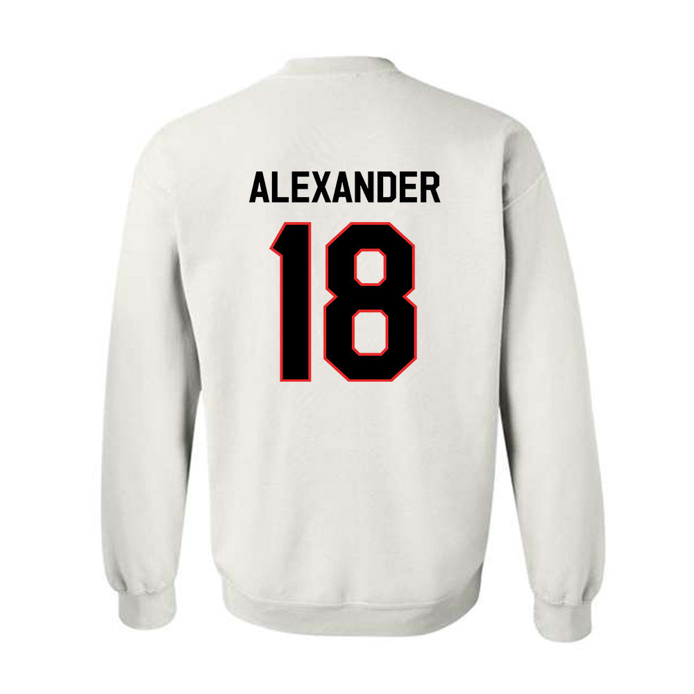 Texas Tech - NCAA Football : Roy Alexander - Classic Shersey Crewneck Sweatshirt-1