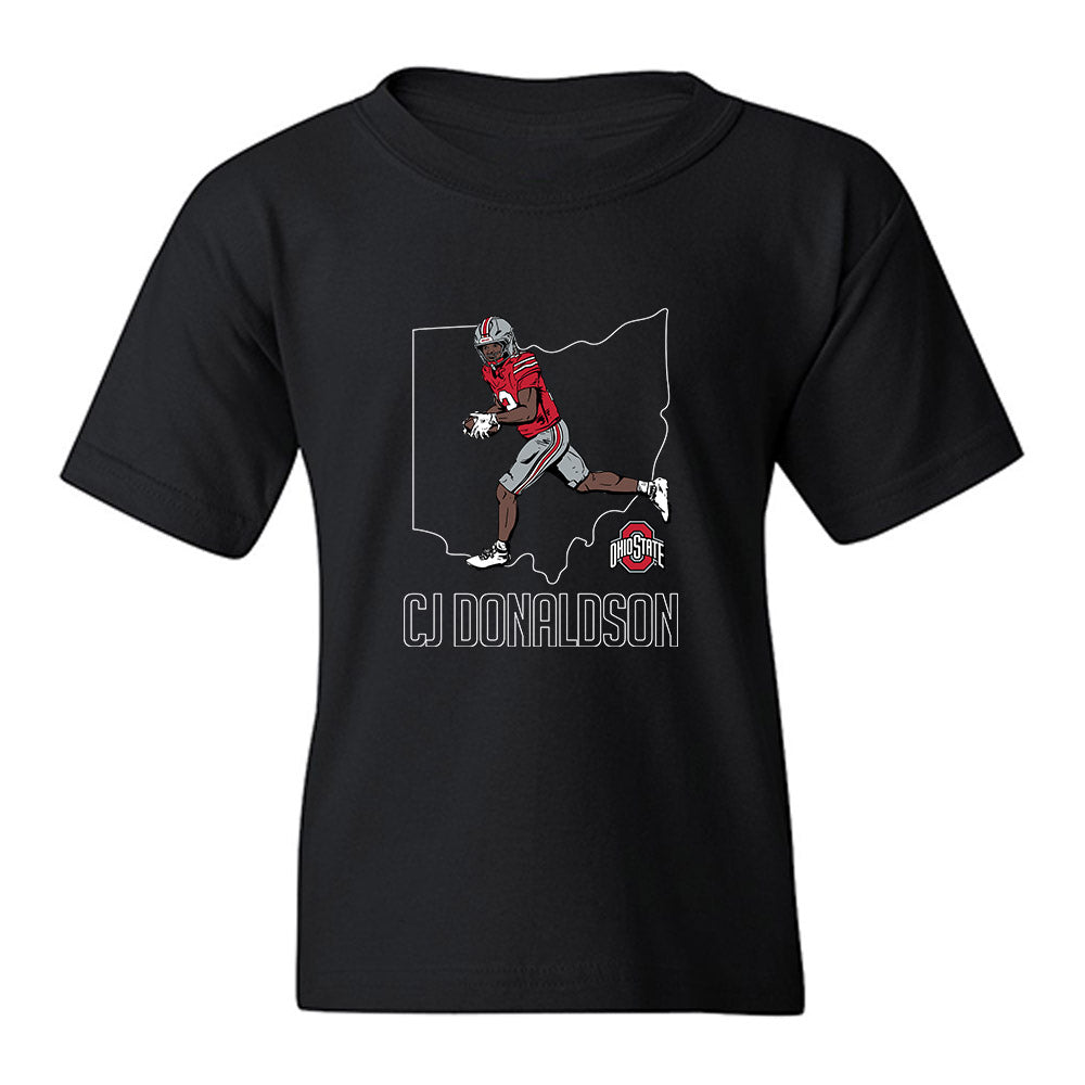 Ohio State - NCAA Football : CJ Donaldson - Youth T-Shirt-0