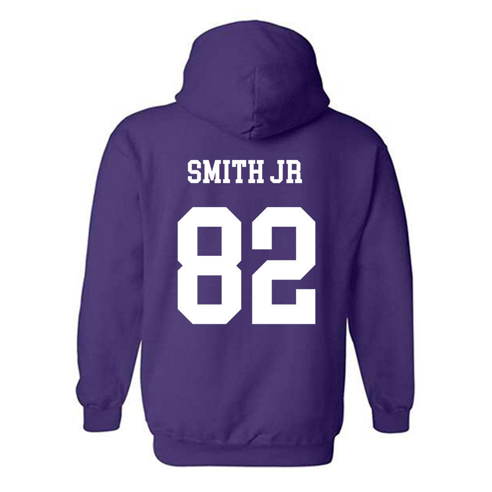 JMU - NCAA Football : Jamarcus Smith Jr - Vintage Dukes Hooded Sweatshirt-1