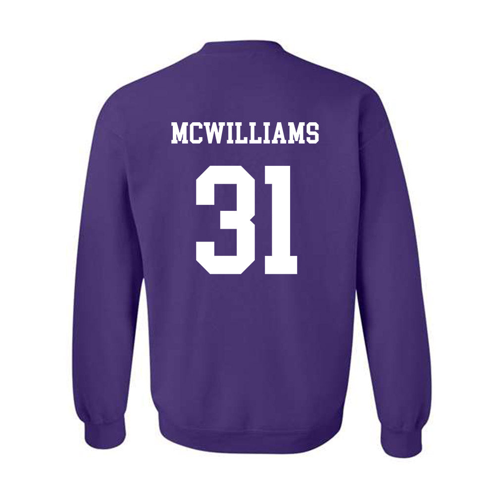 JMU - NCAA Football : Roddrey McWilliams - Vintage Dukes Crewneck Sweatshirt-1
