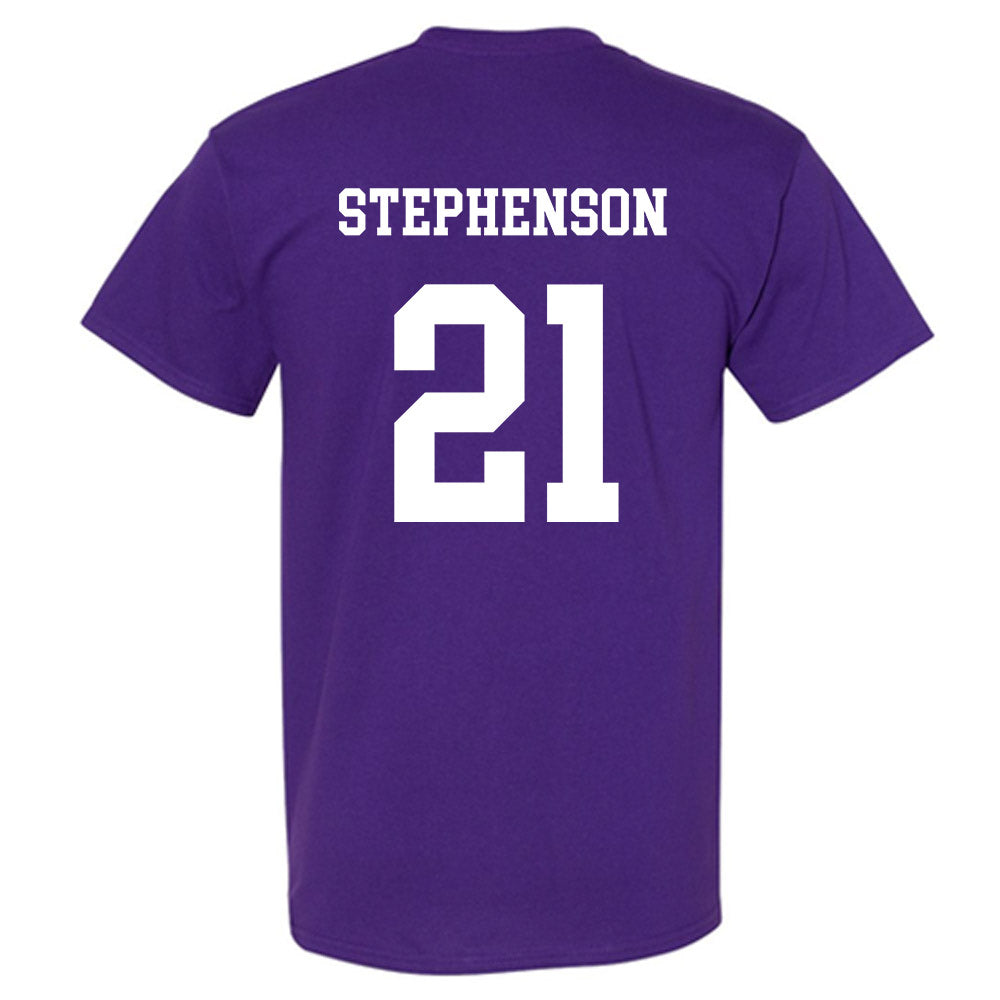 JMU - NCAA Women's Basketball : Zakiya Stephenson - Vintage Dukes T-Shirt-1