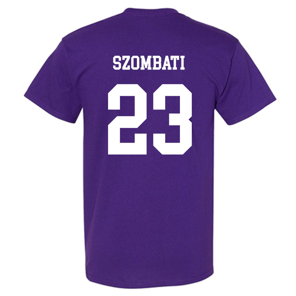 JMU - NCAA Women's Soccer : Kata Szombati - Vintage Dukes T-Shirt-1