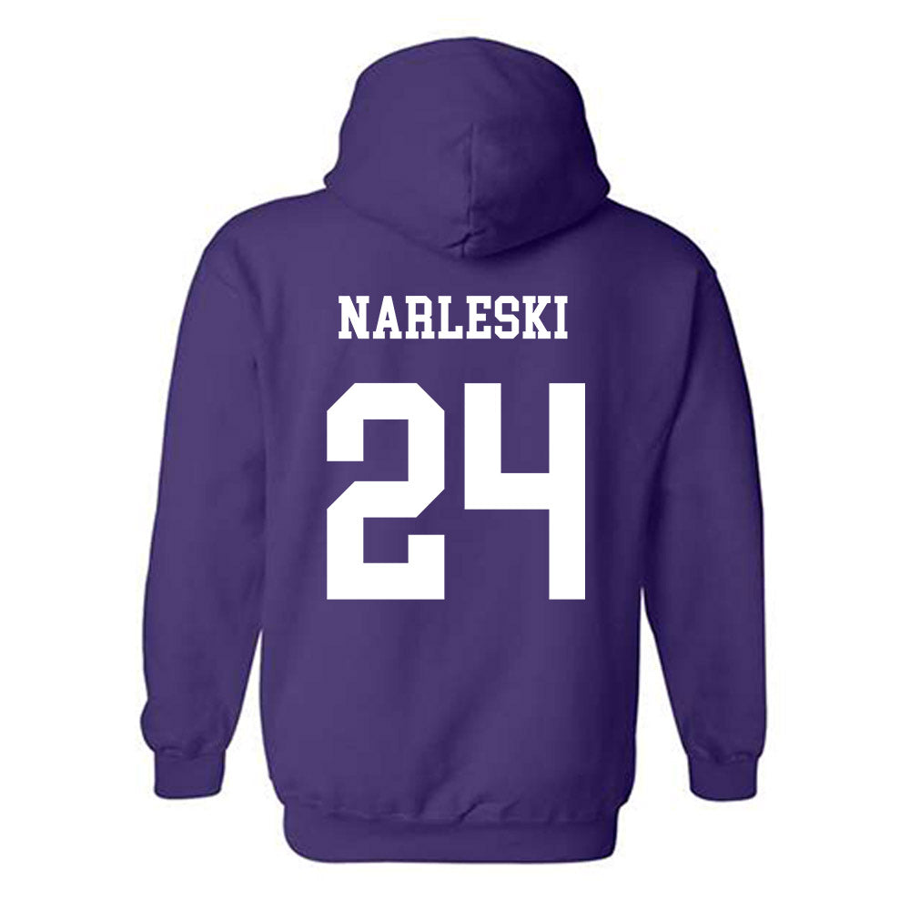 JMU - NCAA Women's Field Hockey : Julie Narleski - Vintage Dukes Hooded Sweatshirt-1