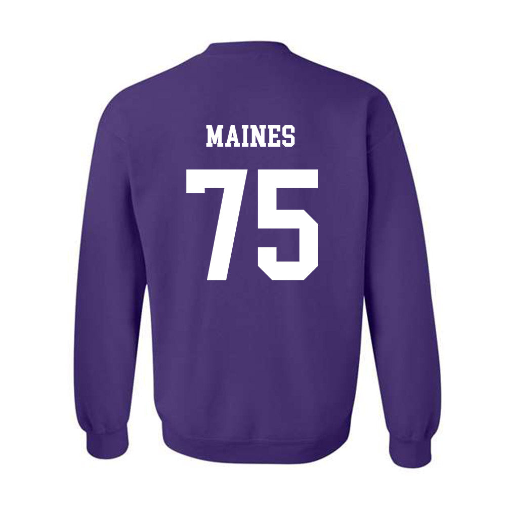 JMU - NCAA Football : Wyatt Maines - Vintage Dukes Crewneck Sweatshirt-1