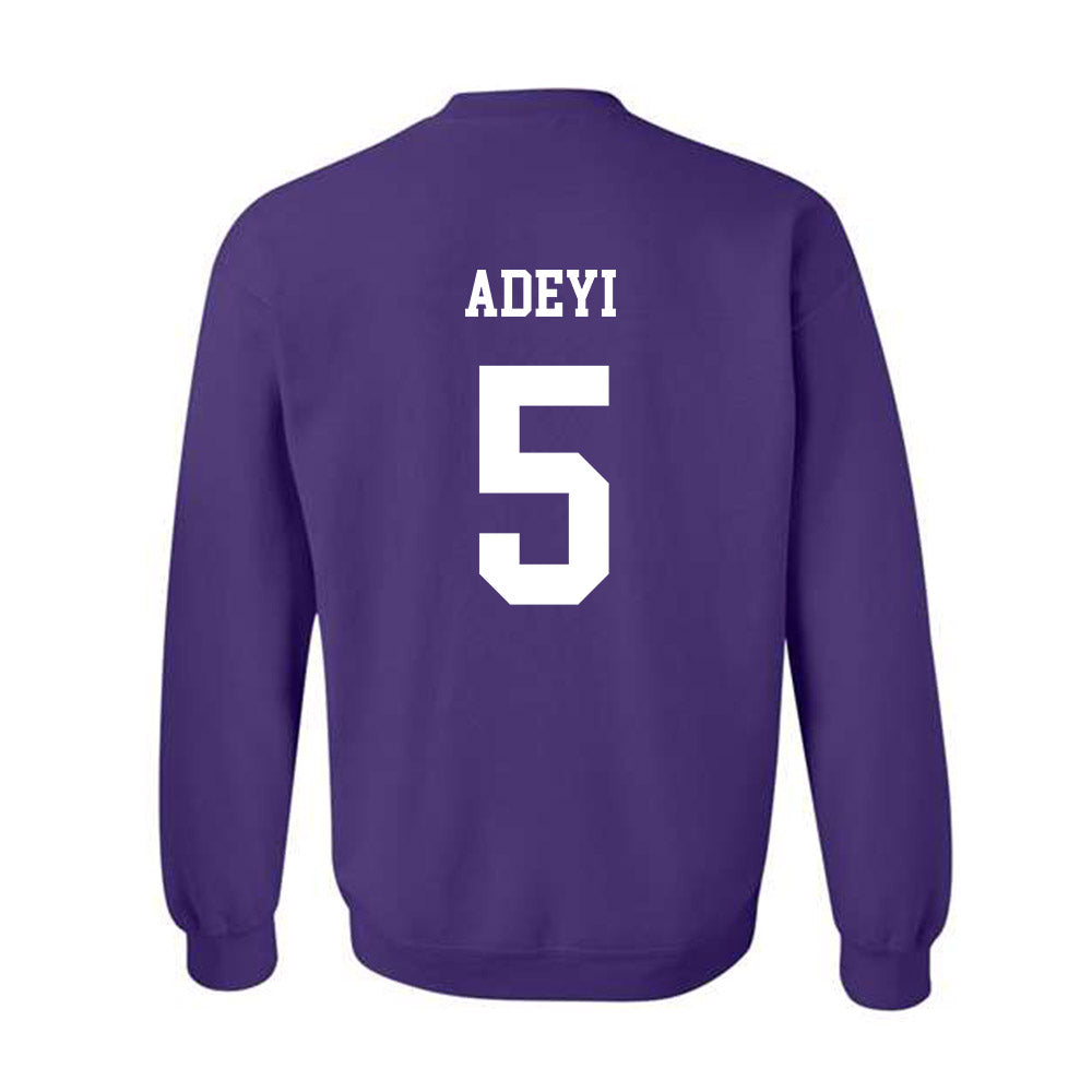 JMU - NCAA Football : Ayo Adeyi - Vintage Dukes Crewneck Sweatshirt-1