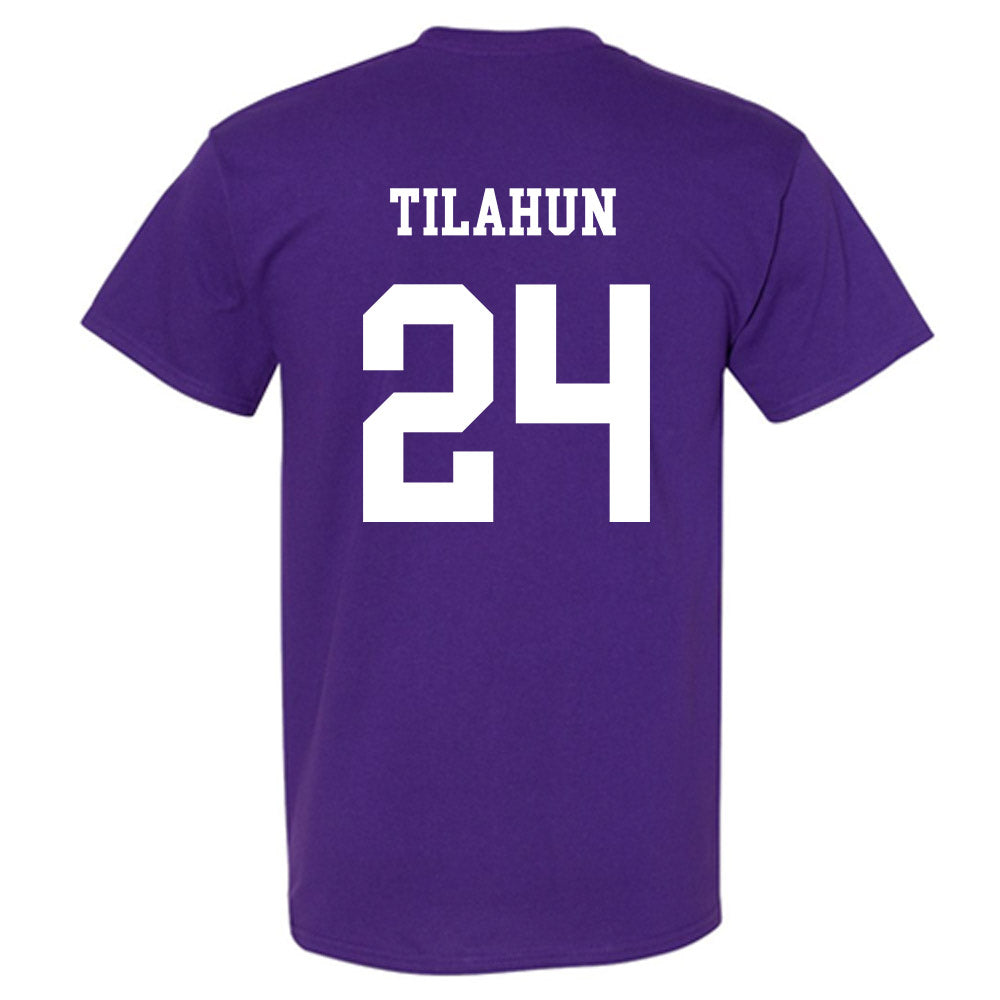 JMU - NCAA Men's Soccer : Henok Tilahun - Vintage Dukes T-Shirt-1