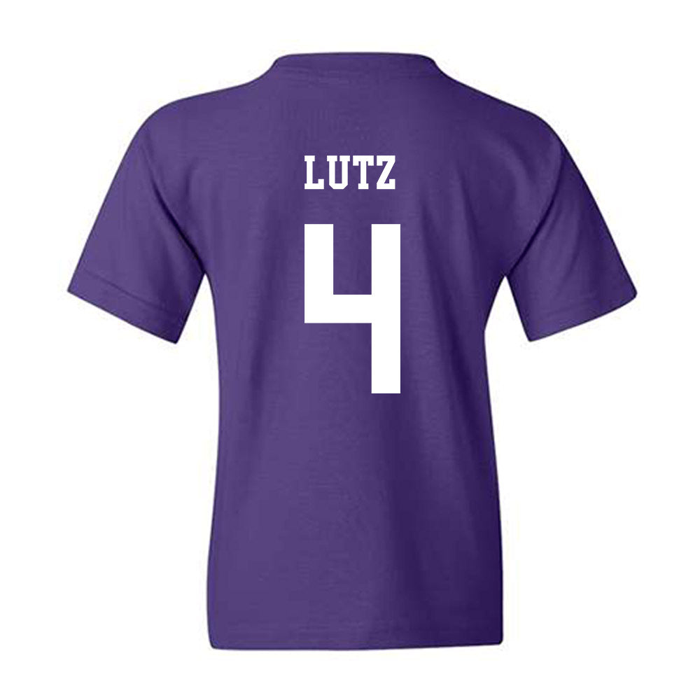 JMU - NCAA Baseball : Tyler Lutz - Vintage Dukes Youth T-Shirt-1