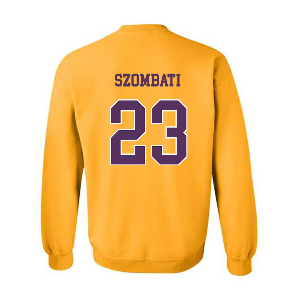 JMU - NCAA Women's Soccer : Kata Szombati - Vintage Dukes Crewneck Sweatshirt-1