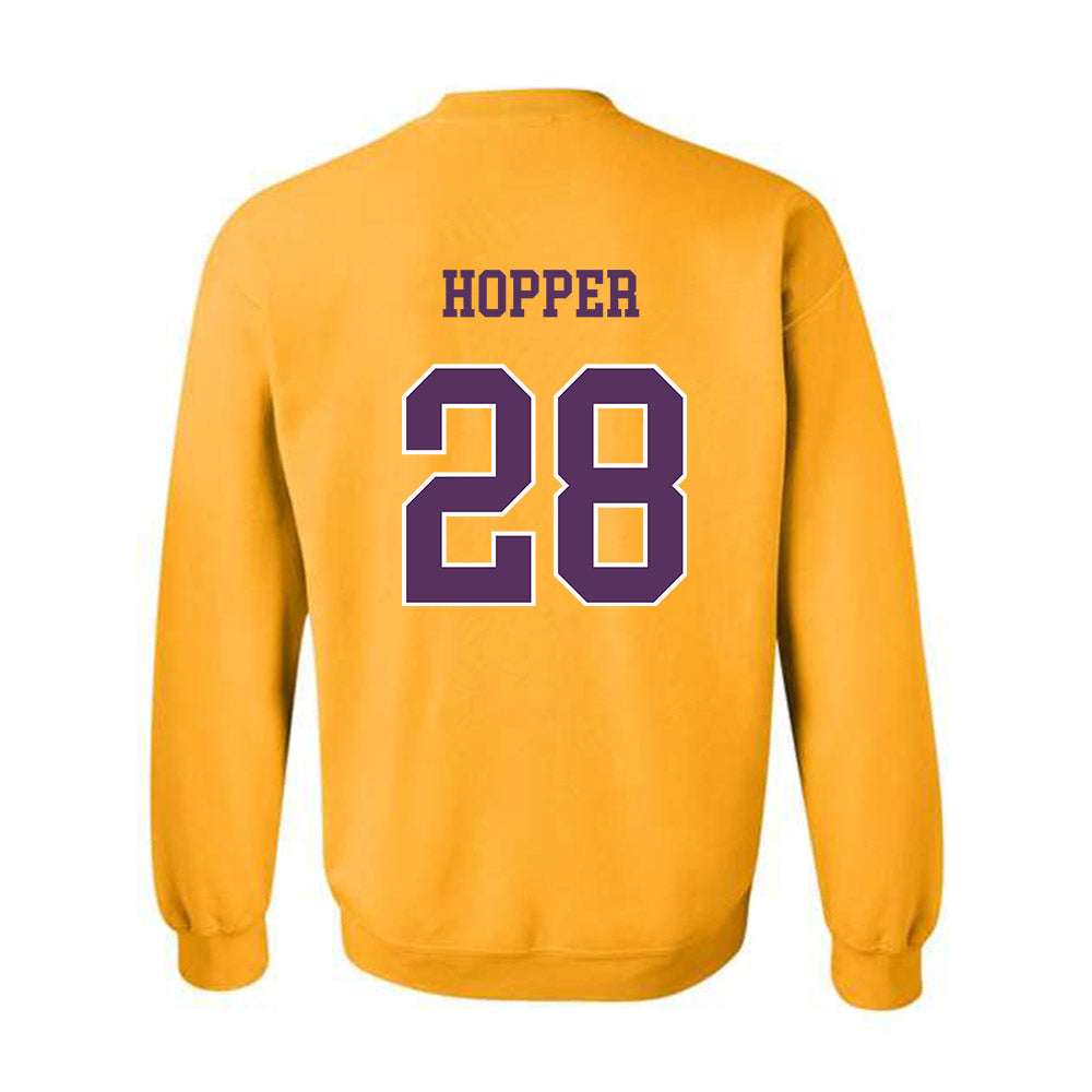 JMU - NCAA Football : Tyjai Hopper - Vintage Dukes Crewneck Sweatshirt-1