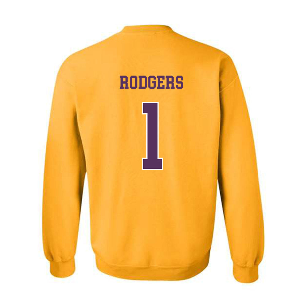 JMU - NCAA Football : Mekhi Rodgers - Vintage Dukes Crewneck Sweatshirt-1