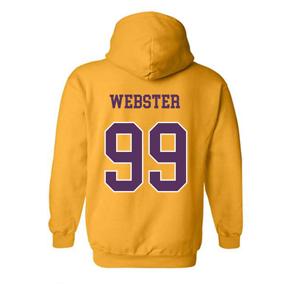 JMU - NCAA Football : Cole Webster - Vintage Dukes Hooded Sweatshirt-1