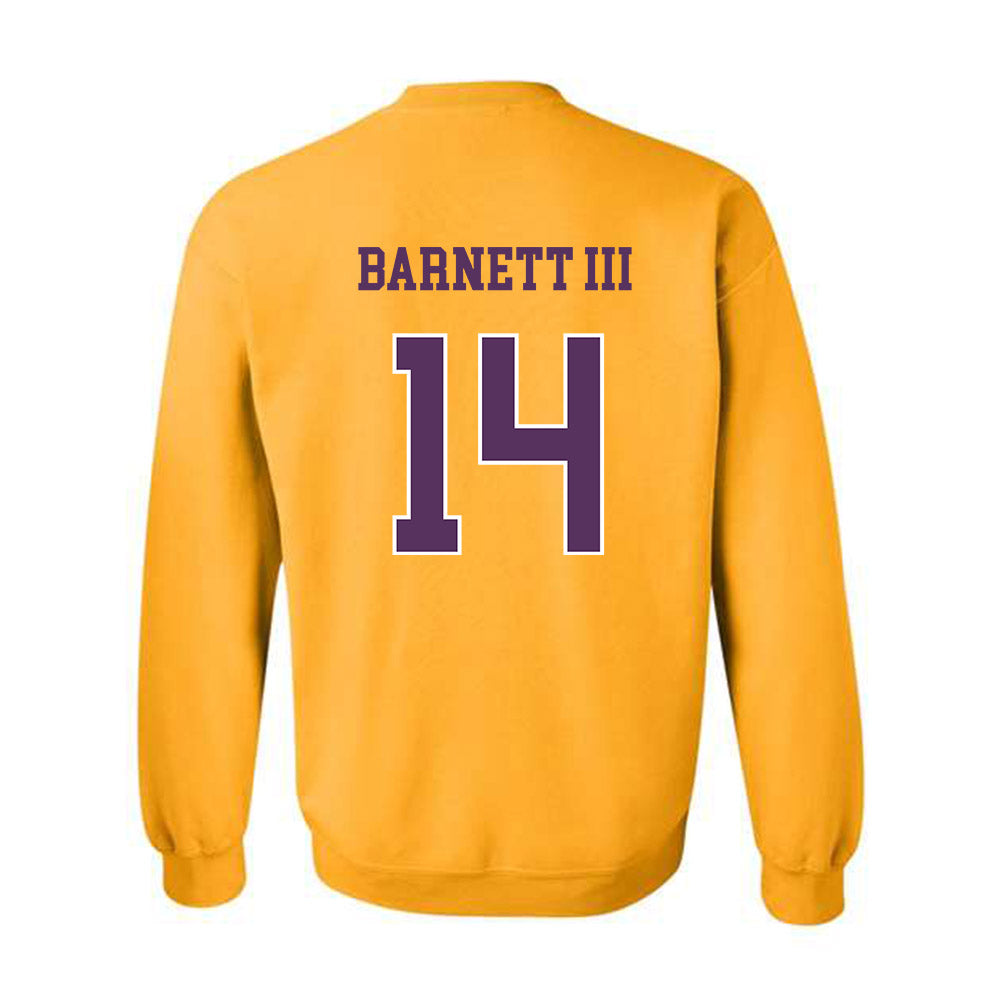 JMU - NCAA Football : Alonza Barnett III - Vintage Dukes Crewneck Sweatshirt-1
