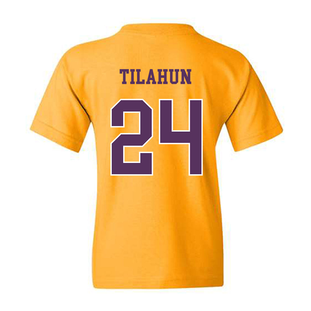 JMU - NCAA Men's Soccer : Henok Tilahun - Vintage Dukes Youth T-Shirt-1