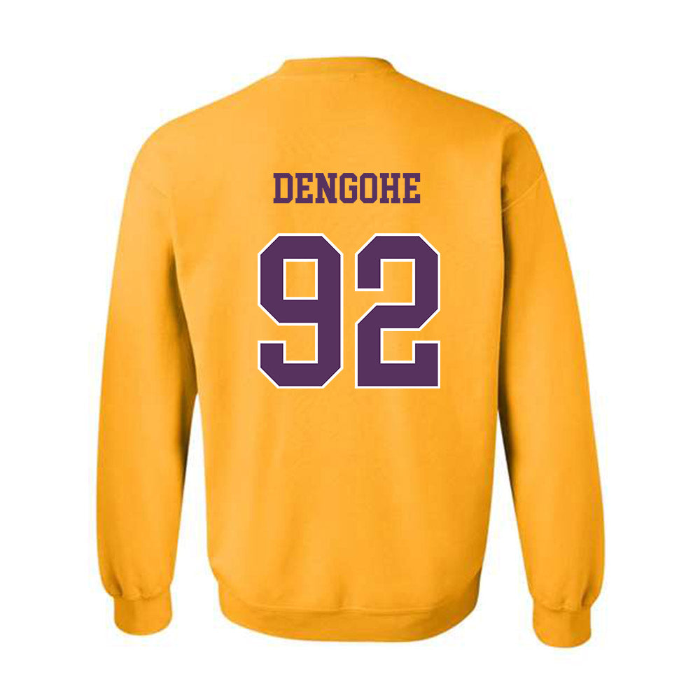 JMU - NCAA Football : Darold DeNgohe - Vintage Dukes Crewneck Sweatshirt-1