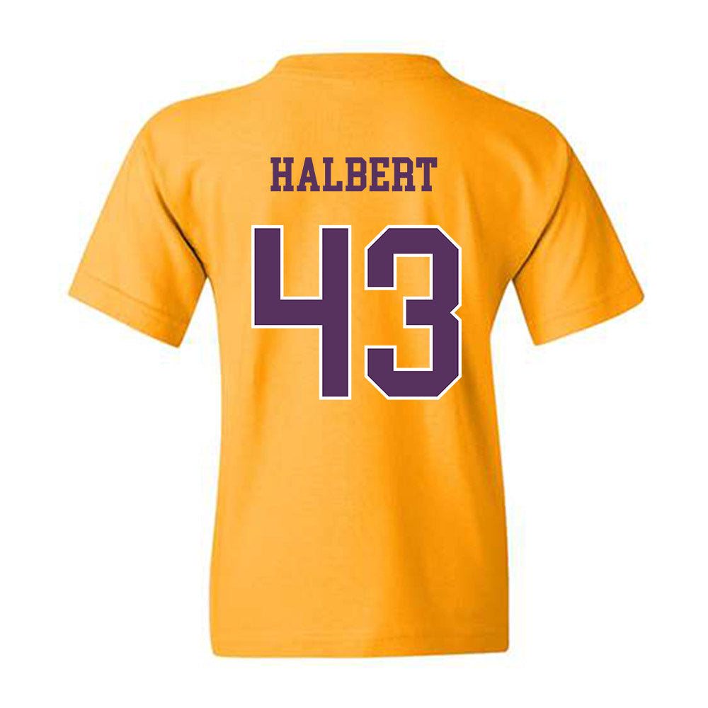 JMU - NCAA Football : Miles Halbert - Vintage Dukes Youth T-Shirt-1