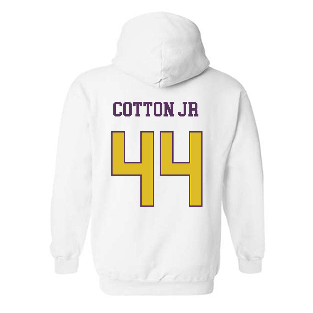 JMU - NCAA Football : DJ Cotton Jr - Vintage Dukes Hooded Sweatshirt-1