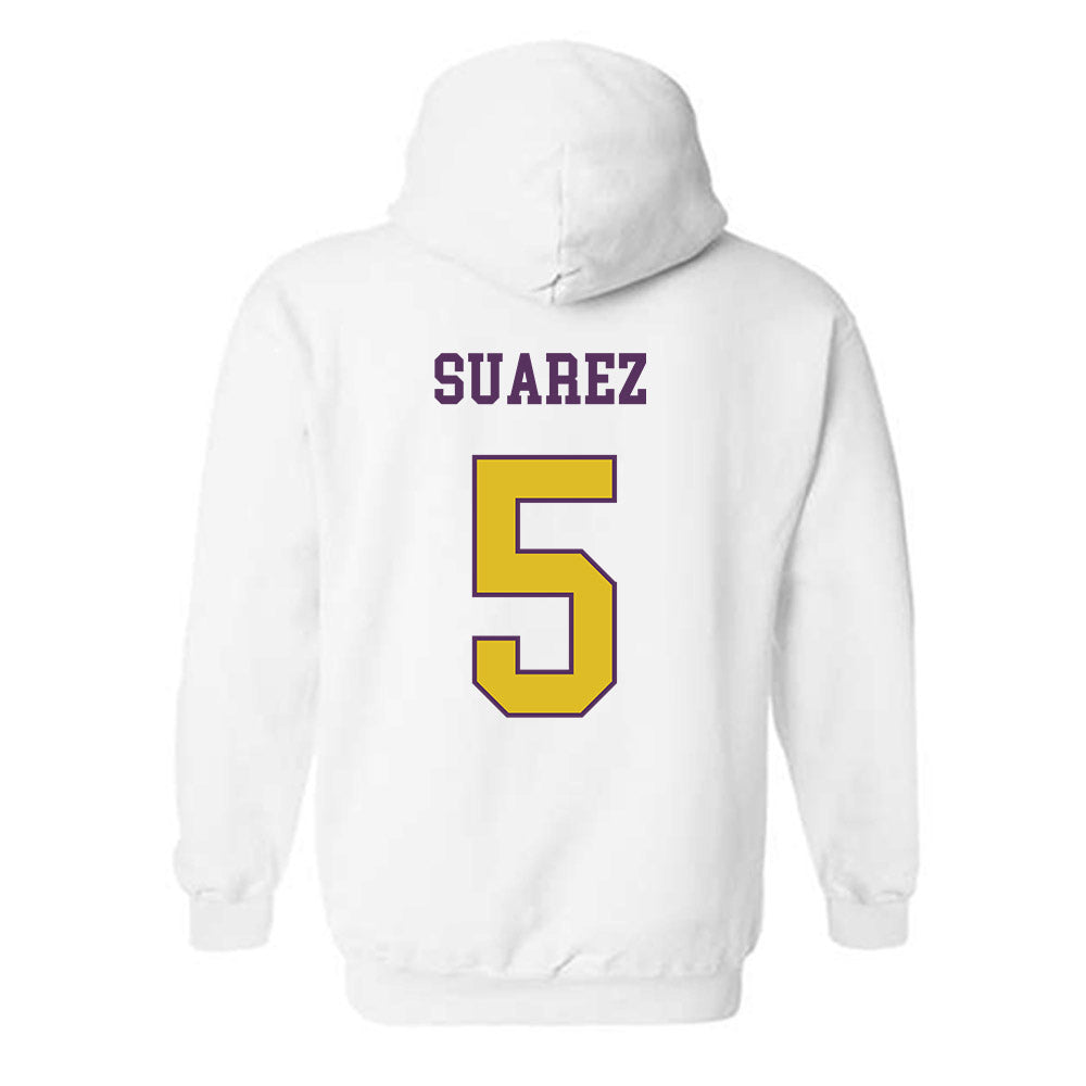 JMU - NCAA Football : Morgan Suarez - Vintage Dukes Hooded Sweatshirt-1