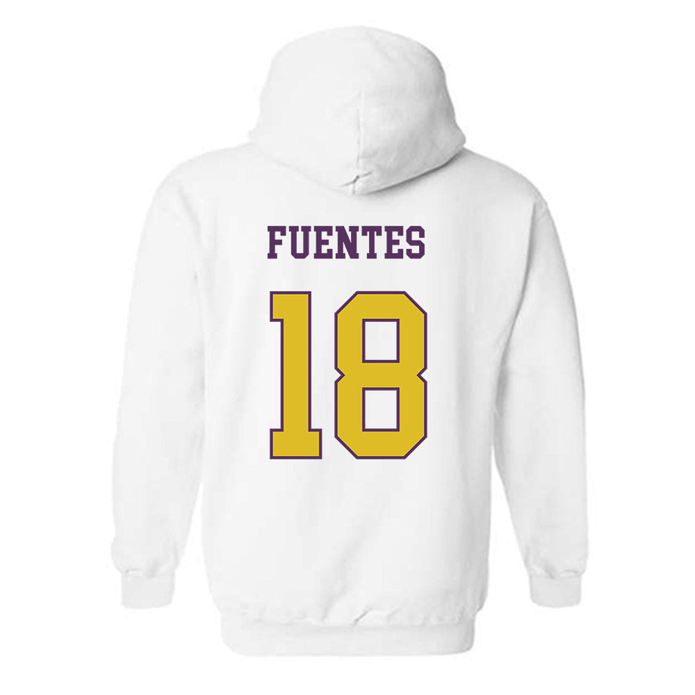 JMU - NCAA Men's Soccer : Lucho Fuentes - Vintage Dukes Hooded Sweatshirt-1
