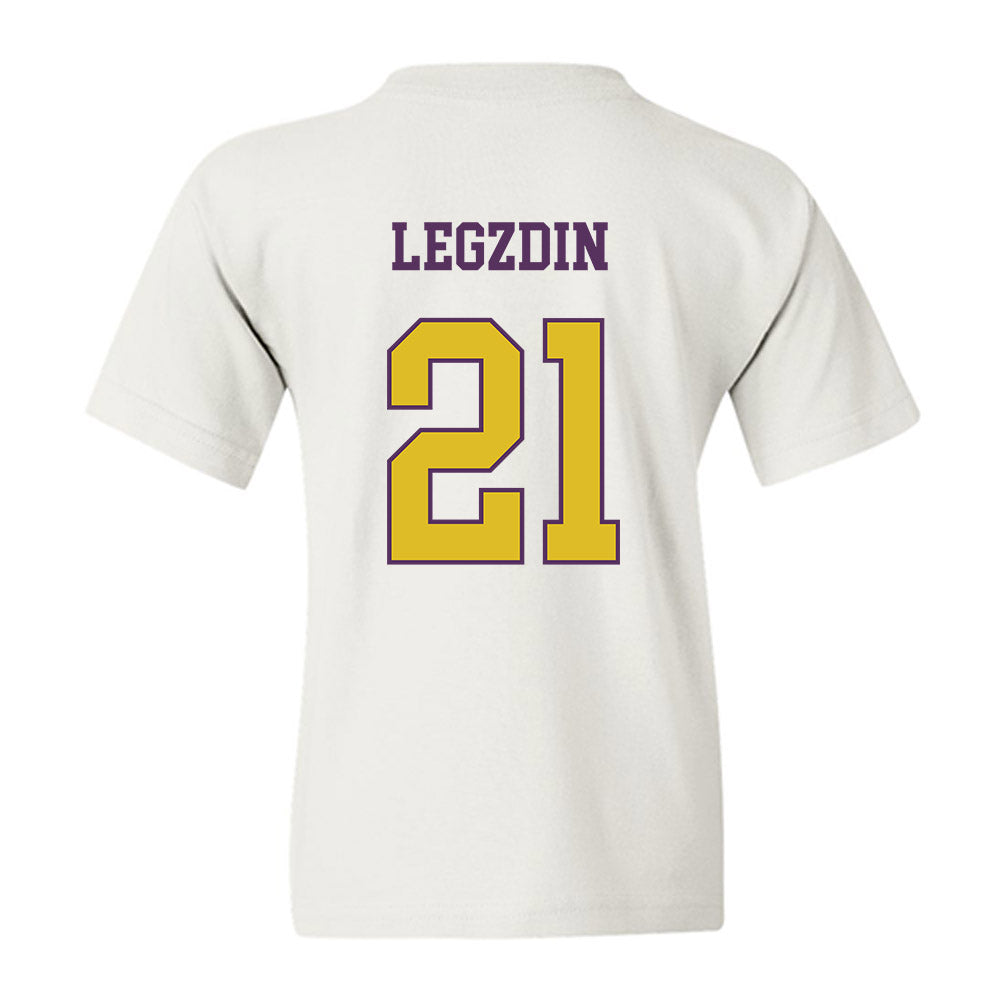 JMU - NCAA Softball : Cali Legzdin - Vintage Dukes Youth T-Shirt-1