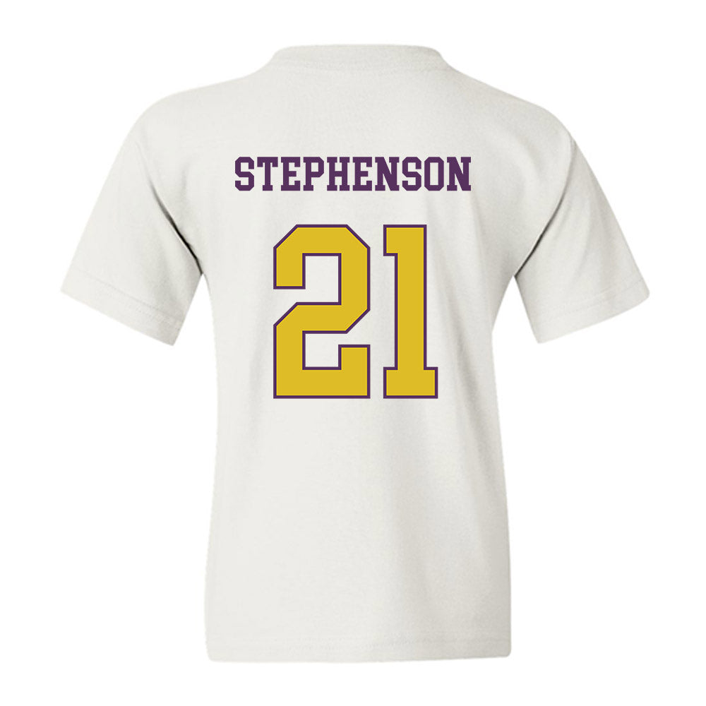 JMU - NCAA Women's Basketball : Zakiya Stephenson - Vintage Dukes Youth T-Shirt-1