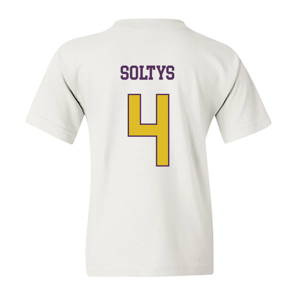 JMU - NCAA Women's Basketball : Delilah Soltys - Vintage Dukes Youth T-Shirt-1