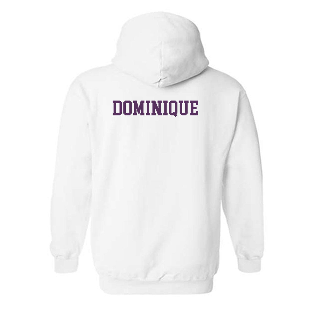 JMU - NCAA Women's Track & Field : Nina Dominique - Vintage Dukes Hooded Sweatshirt-1