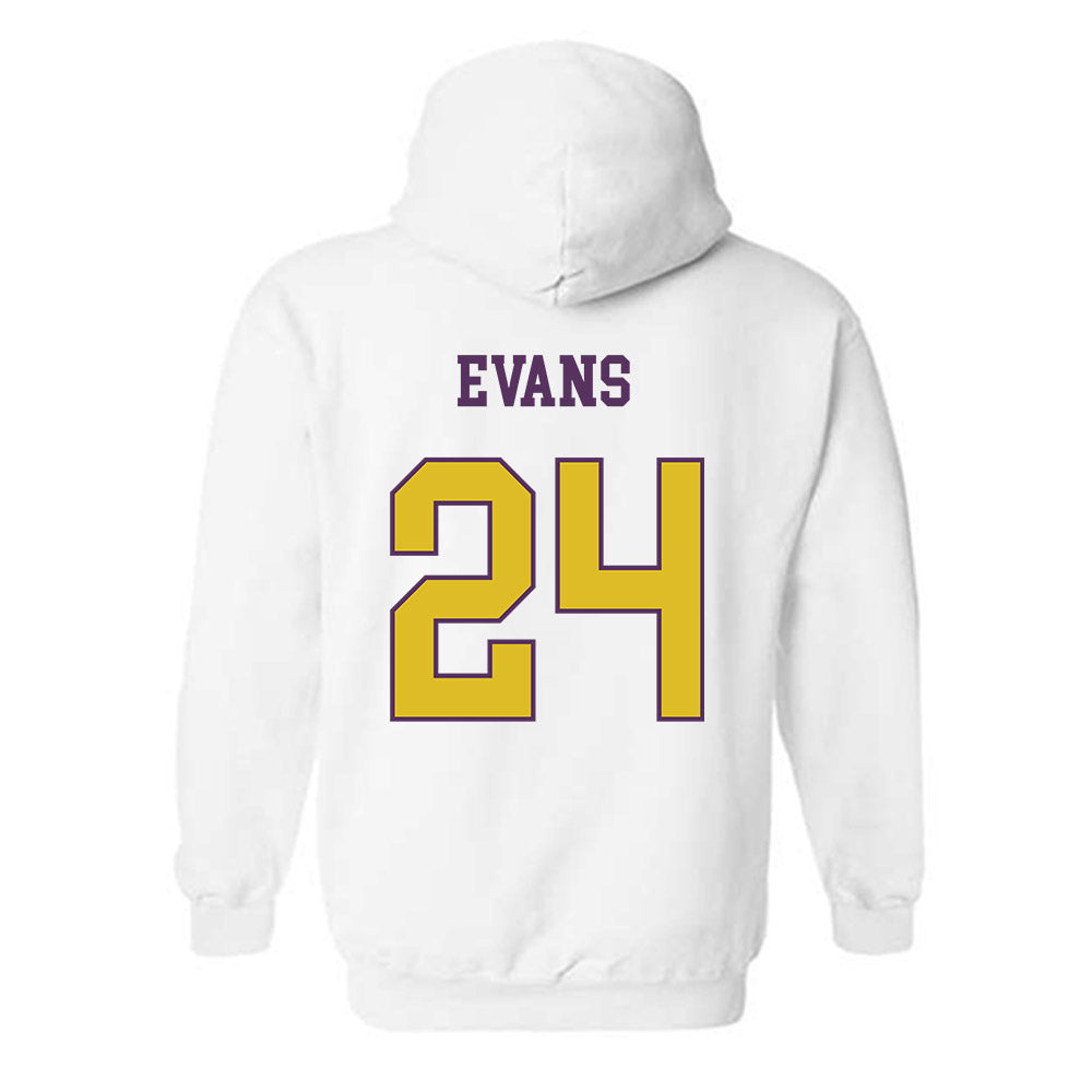 JMU - NCAA Softball : Emma Jo Evans - Vintage Dukes Hooded Sweatshirt-1