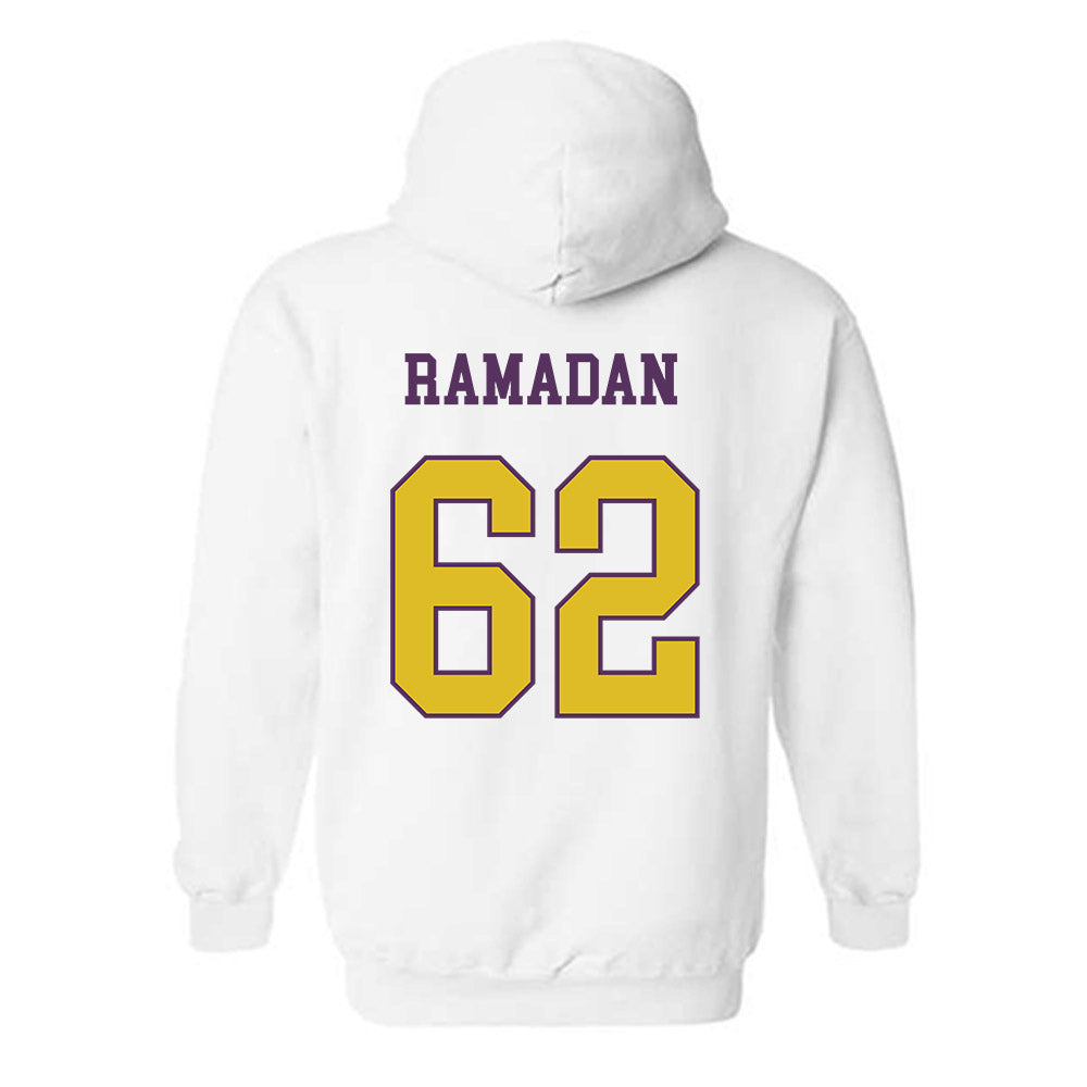 JMU - NCAA Football : Ibraheem Ramadan - Vintage Dukes Hooded Sweatshirt-1