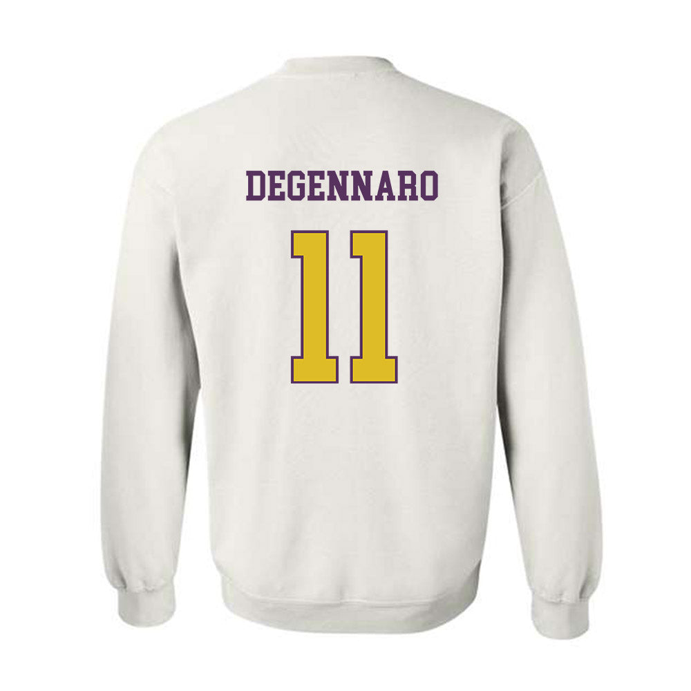 JMU - NCAA Football : Nick DeGennaro - Vintage Dukes Crewneck Sweatshirt-1