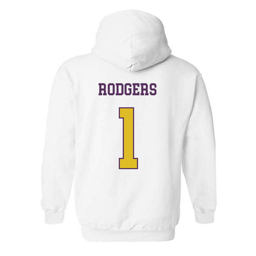 JMU - NCAA Football : Mekhi Rodgers - Vintage Dukes Hooded Sweatshirt-1