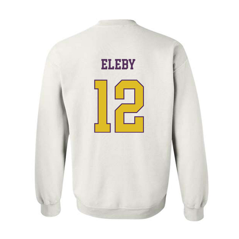 JMU - NCAA Women's Basketball : Jemma Eleby - Vintage Dukes Crewneck Sweatshirt-1