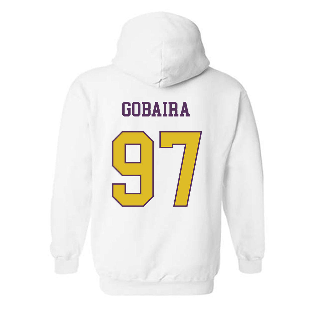 JMU - NCAA Football : Aiden Gobaira - Vintage Dukes Hooded Sweatshirt-1