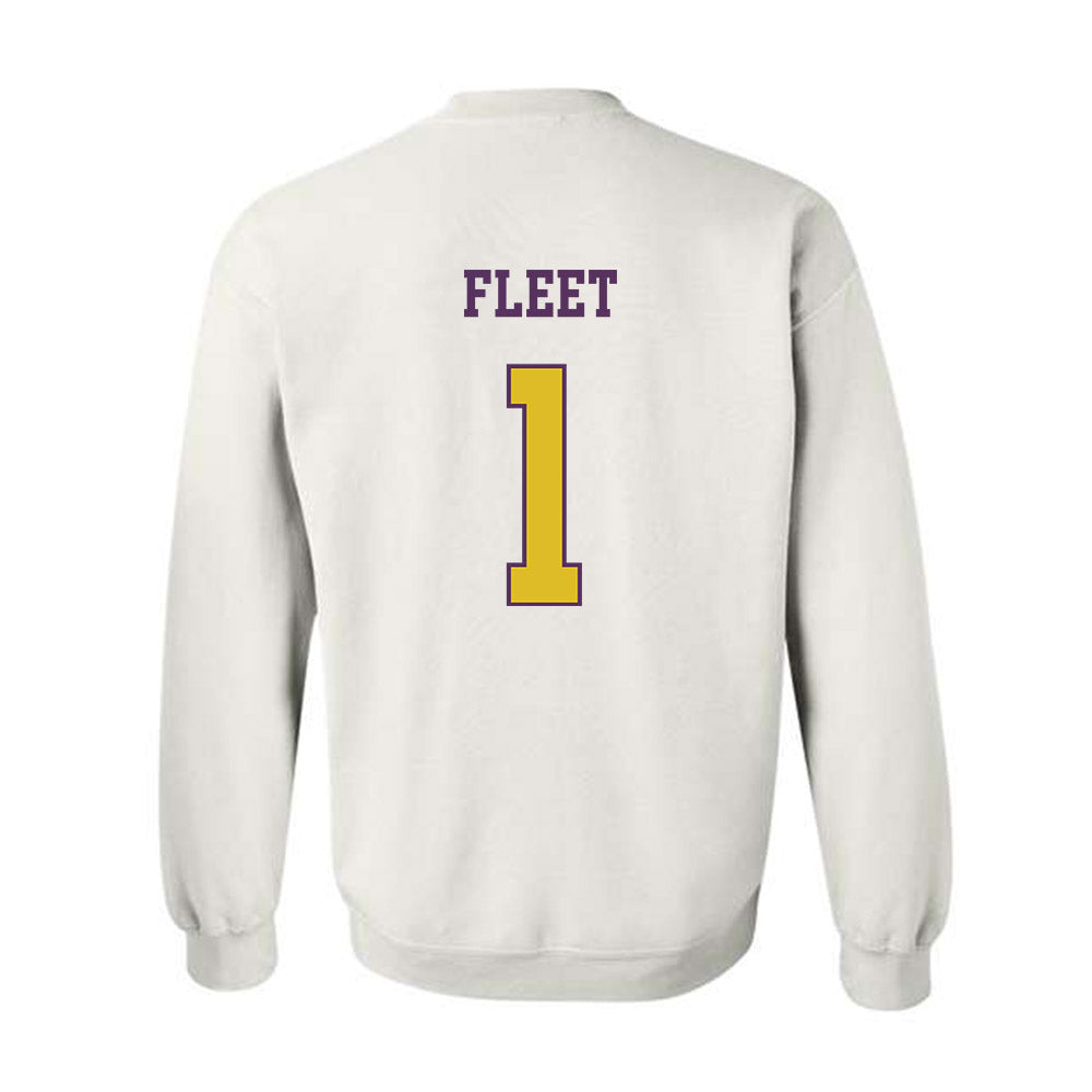 JMU - NCAA Softball : Kirsten Fleet - Vintage Dukes Crewneck Sweatshirt-1