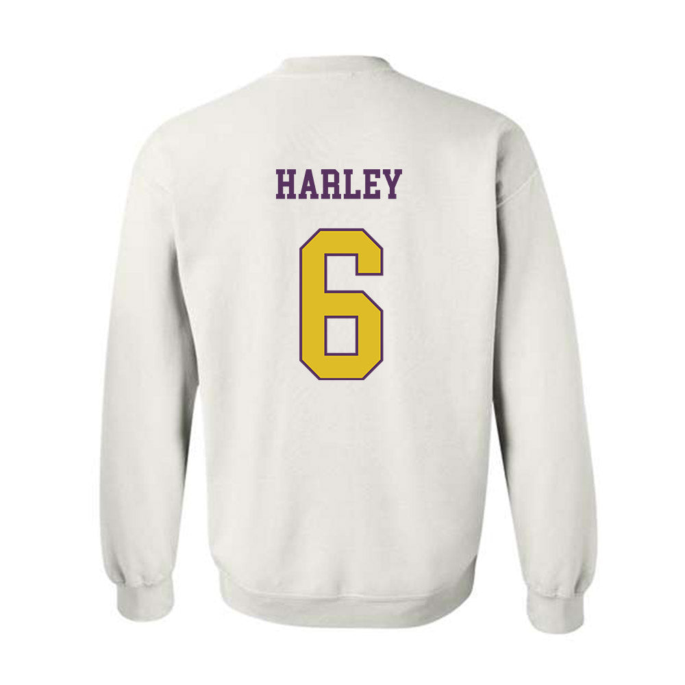 JMU - NCAA Football : Chantz Harley - Vintage Dukes Crewneck Sweatshirt-1