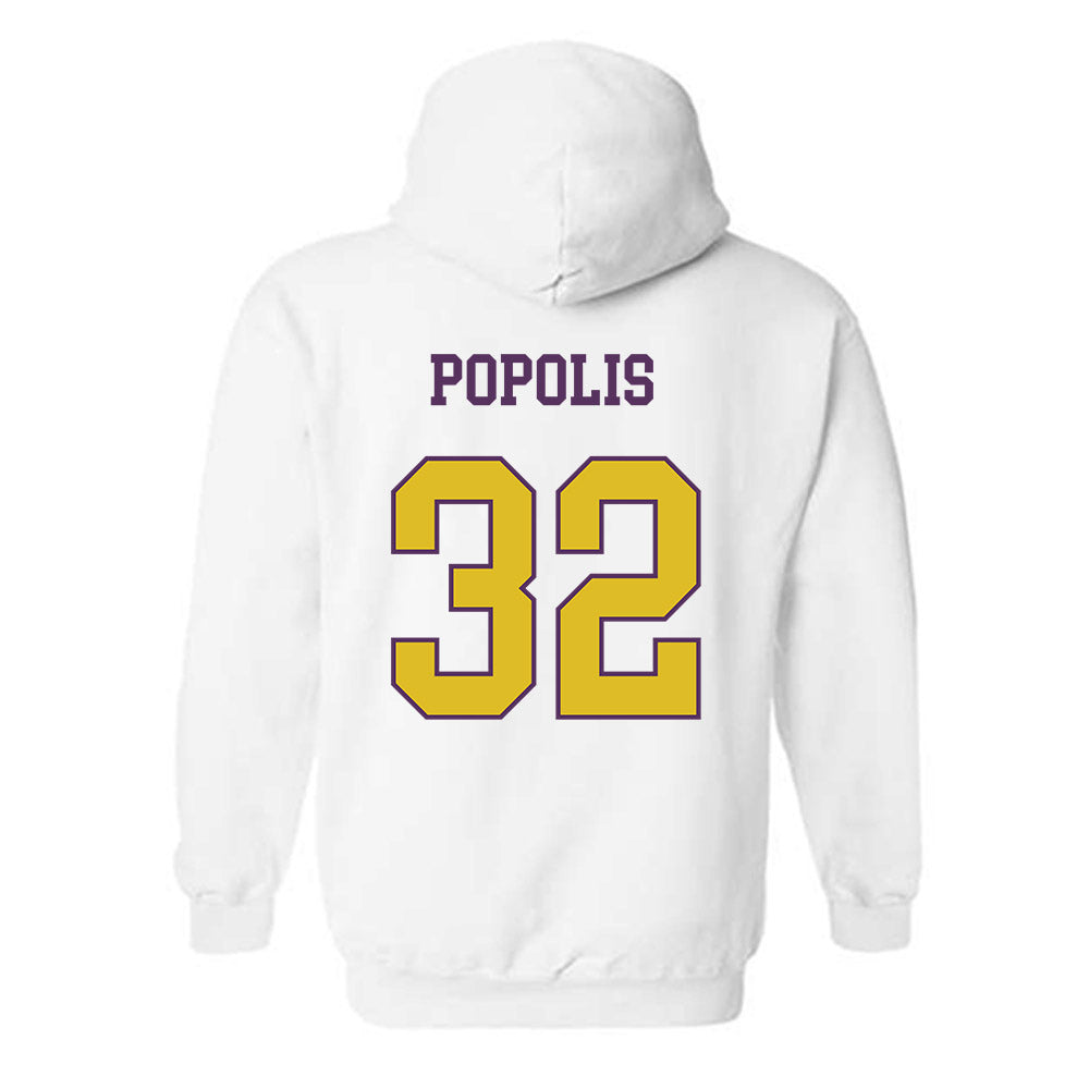 JMU - NCAA Women's Field Hockey : Hannah Popolis - Vintage Dukes Hooded Sweatshirt-1