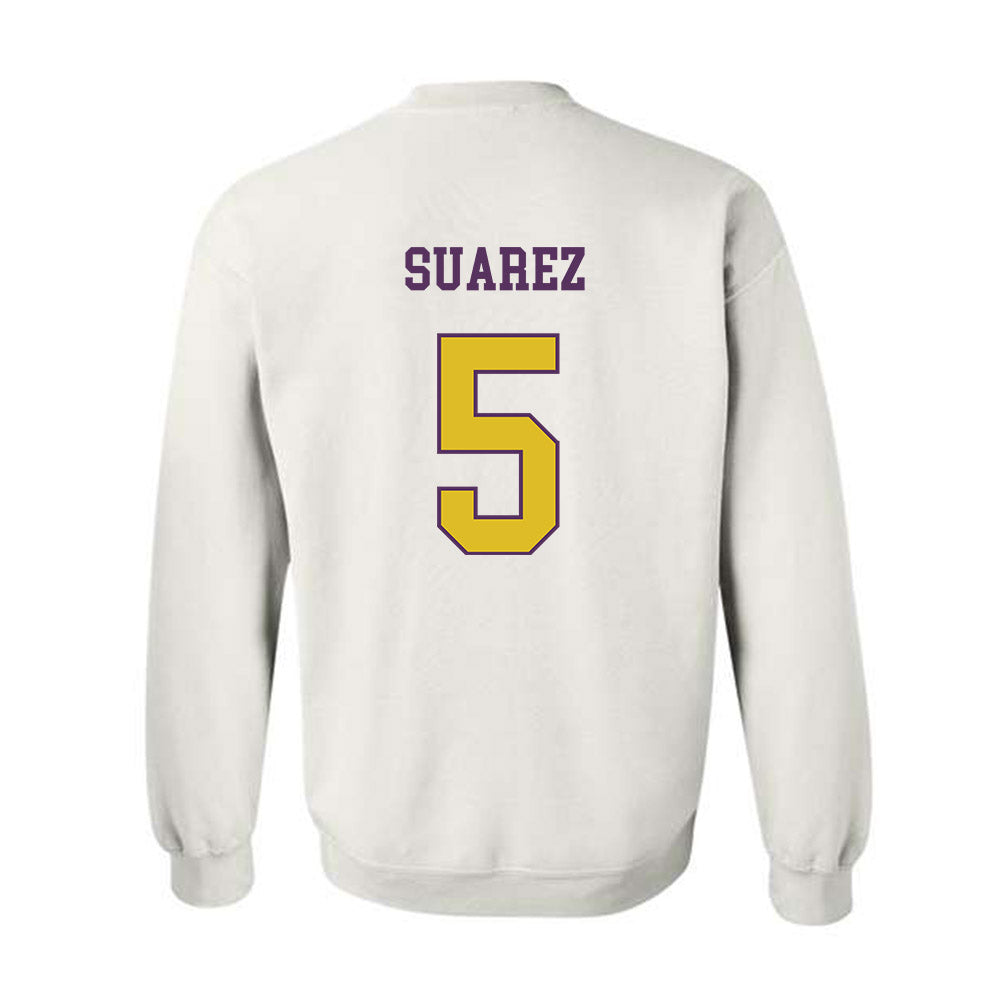 JMU - NCAA Football : Morgan Suarez - Vintage Dukes Crewneck Sweatshirt-1