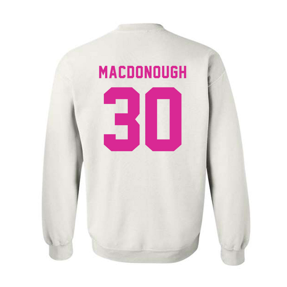 St. Bonaventure - NCAA Women's Basketball : Elyse MacDonough - BCA Classic Shersey Crewneck Sweatshirt-1